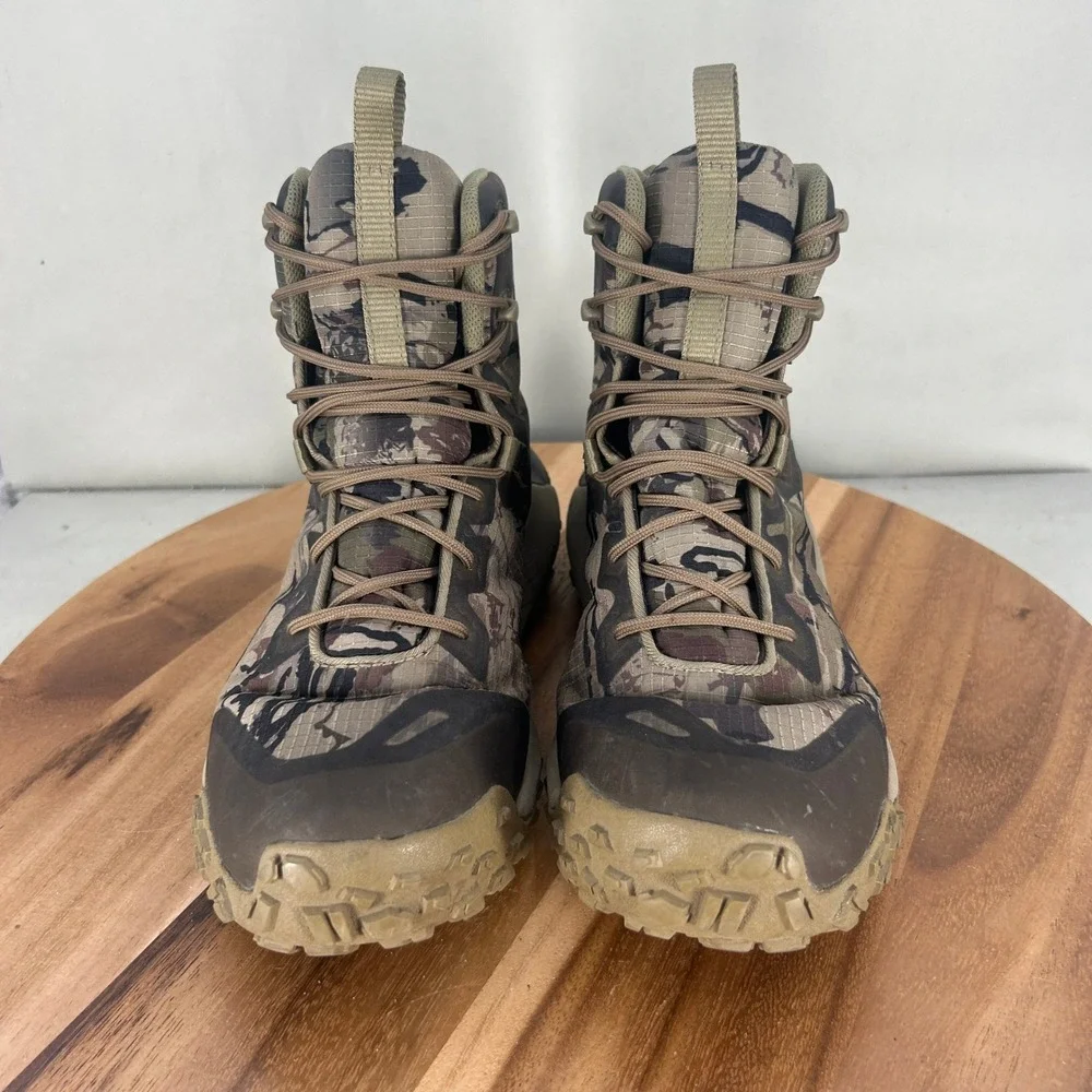 Under Armour HOVR Ridge Storm Proof Camo Hunting Boots 3023105-900 Mens 8 W 9.5